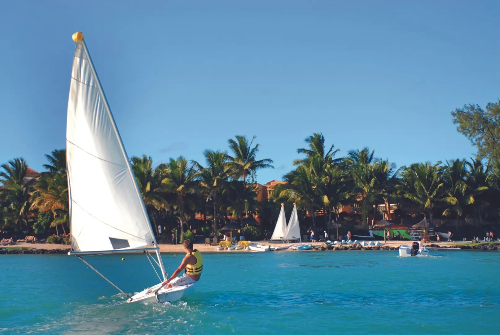 Sailing at Mauricia Beachcomber Resort and Spa Mauritius